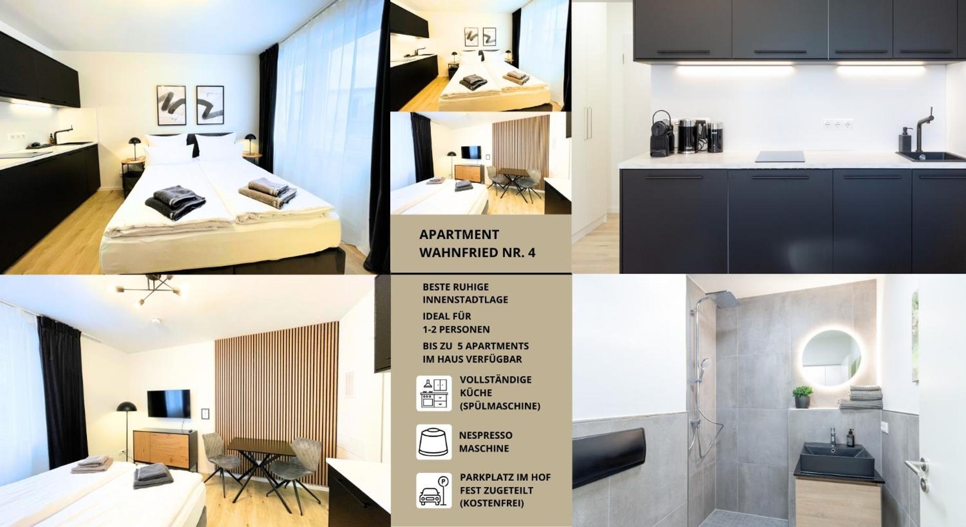 Apartment Wahnfried No4 - Zentral Wohnen Mit Kueche Und Duschbad, Parkplatz, 300M Zur Fussgaengerzone Bayreuth Exteriér fotografie